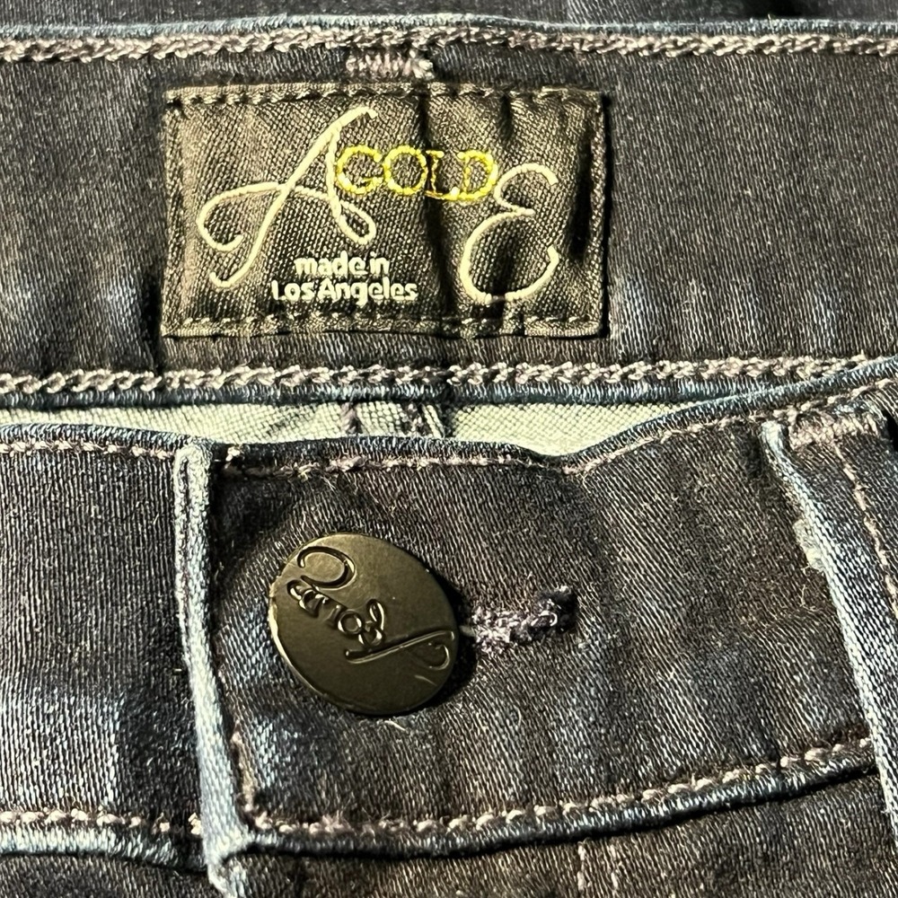 Agolde Jeans Women's‎ 27 Sophie High Rise Skinny Crop Classic Preppy USA Stretch - Picture 3 of 7